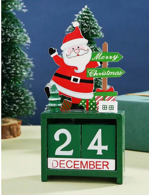 Calendario Navidad en Madera Decoración™.